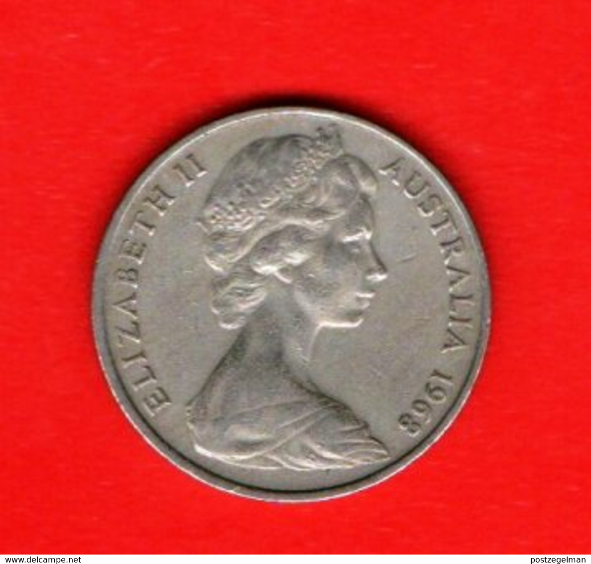 AUSTRALIA, , 1968 ,  20 Cents, Copper Nickel,  KM66, C1122 - New South Wales