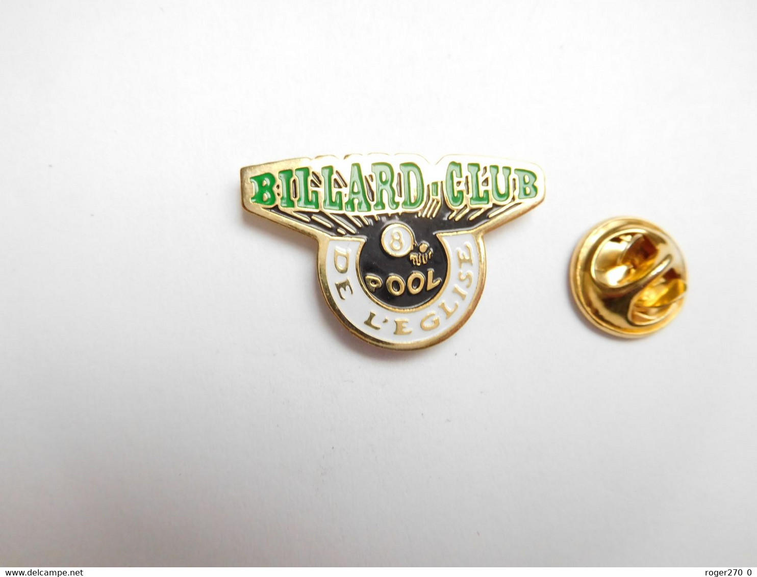 Beau Pin's , Billard Club De L'Eglise - Biljart