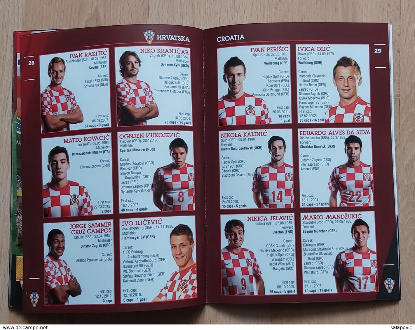 CROATIA vs SCOTLAND, QUALIFICATIONS FOR FIFA WORLD CUP BRAZIL 2014,  7. 6. 2013 FOOTBALL CROATIA FOOTBALL MATCH PROGRAM