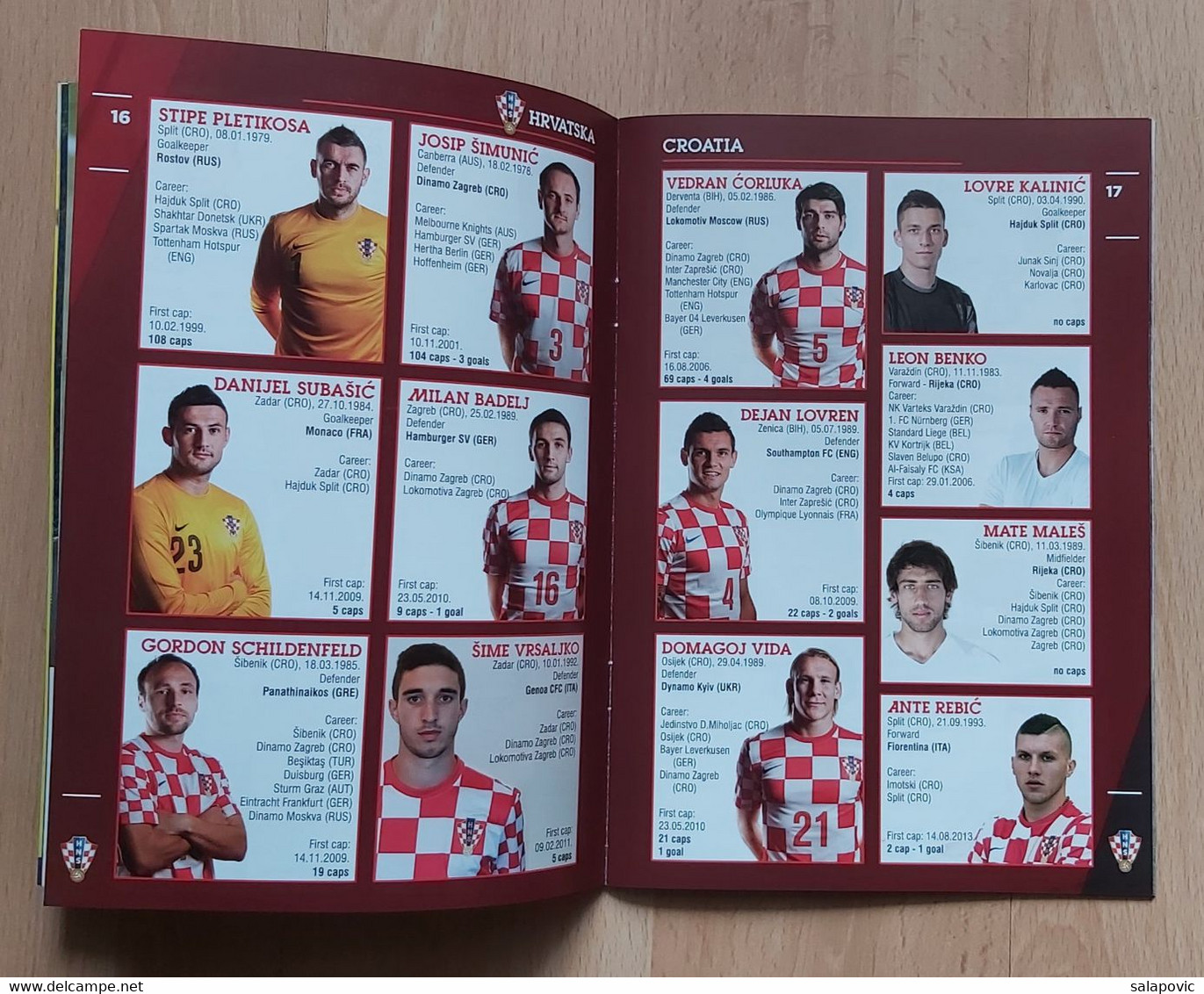 CROATIA Vs ICELAND, QUALIFICATIONS FOR FIFA WORLD CUP BRAZIL 2014,  7. 6. 2013 FOOTBALL CROATIA FOOTBALL MATCH PROGRAM - Libros