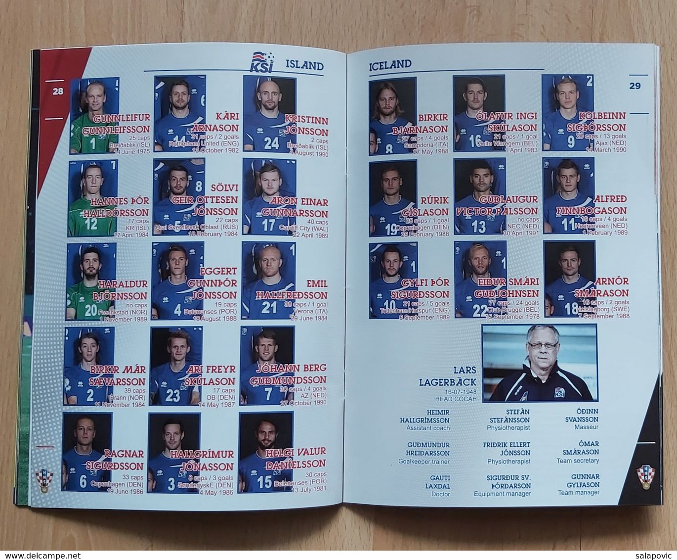 CROATIA vs ICELAND, QUALIFICATIONS FOR FIFA WORLD CUP BRAZIL 2014,  7. 6. 2013 FOOTBALL CROATIA FOOTBALL MATCH PROGRAM