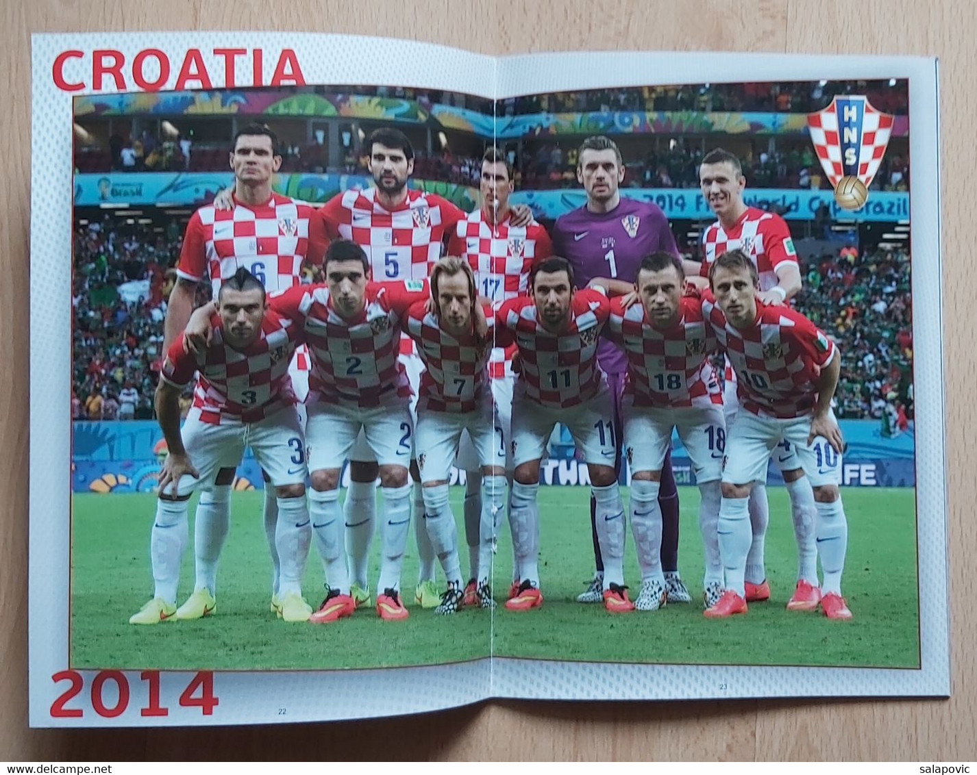 CROATIA vs MALTA - 2016 UEFA EURO qualifications FOOTBALL CROATIA FOOTBALL MATCH PROGRAM