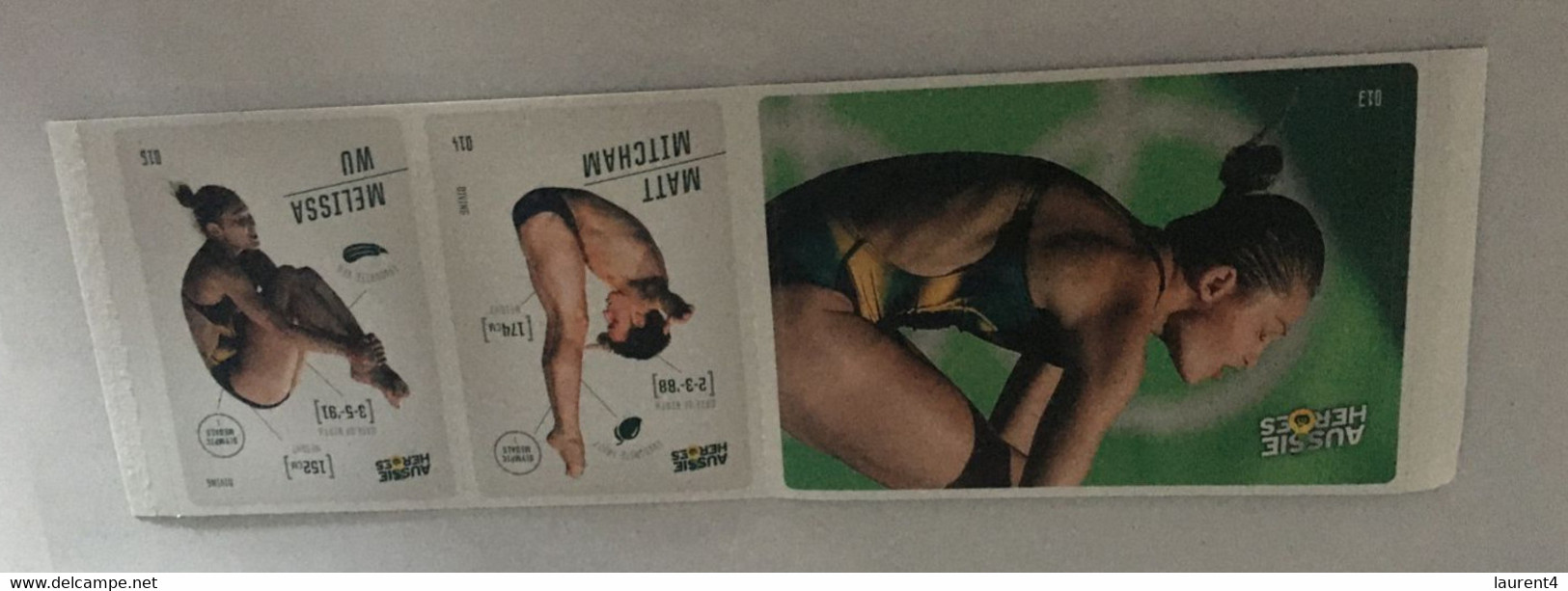 (19-7-2021) Australian Aussie Heroes - Olympic & Paralympic Games 2020 (part Of Collectable From Supermarket) Diving - Immersione