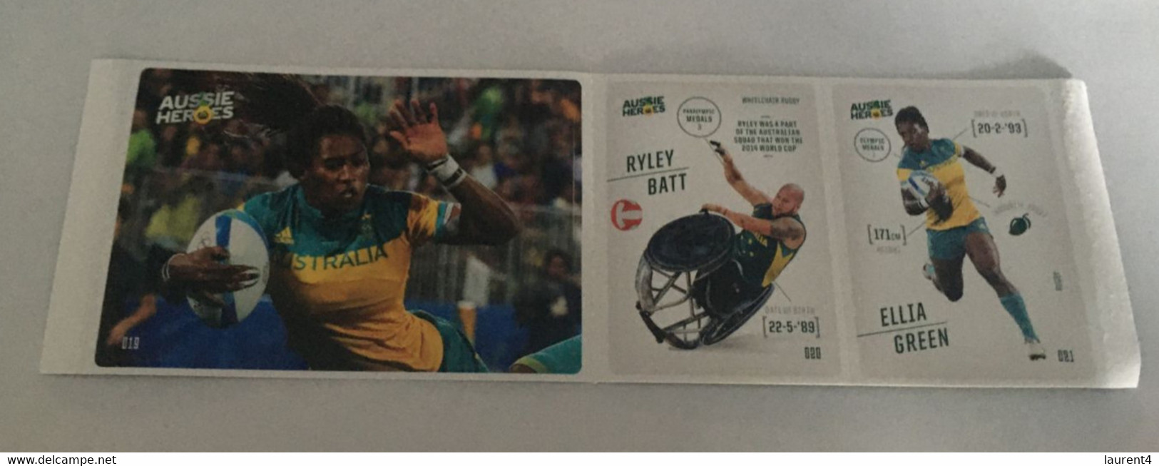 (19-7-2021) Australian Aussie Heroes - Olympic & Paralympic Games 2020 (part Of Collectable From Supermarket) Rugby - Rugby