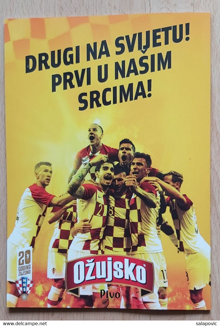 CROATIA vs Azerbaijan - 2020 UEFA EURO qualifications FOOTBALL CROATIA FOOTBALL MATCH PROGRAM