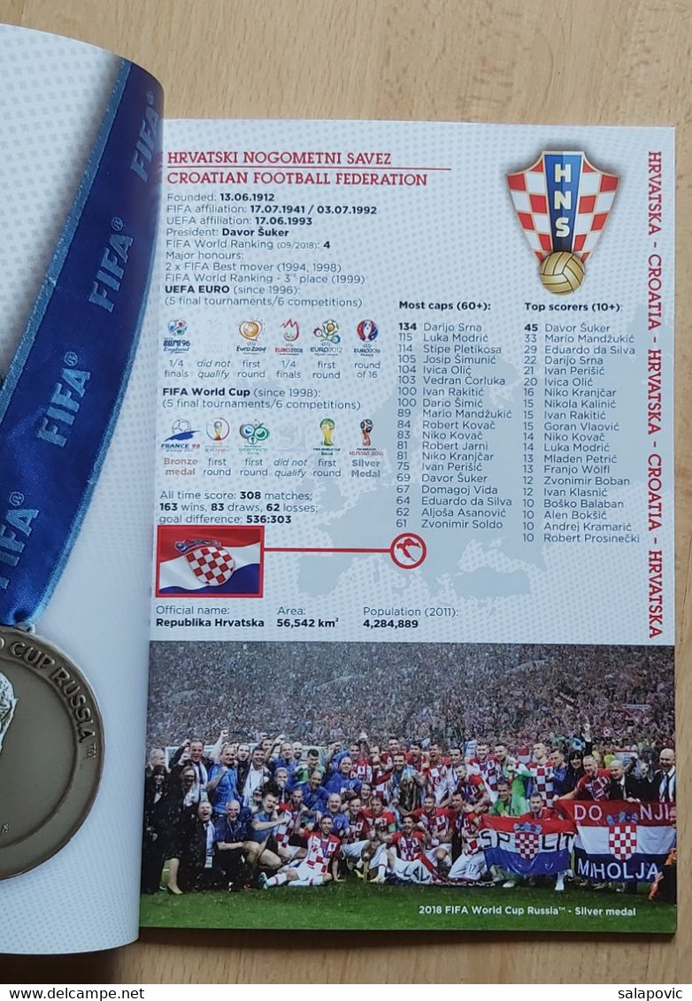 Croatia Vs England, UEFA NATIONS LEAGUE 12.10.2018 FOOTBALL MATCH PROGRAM - Books