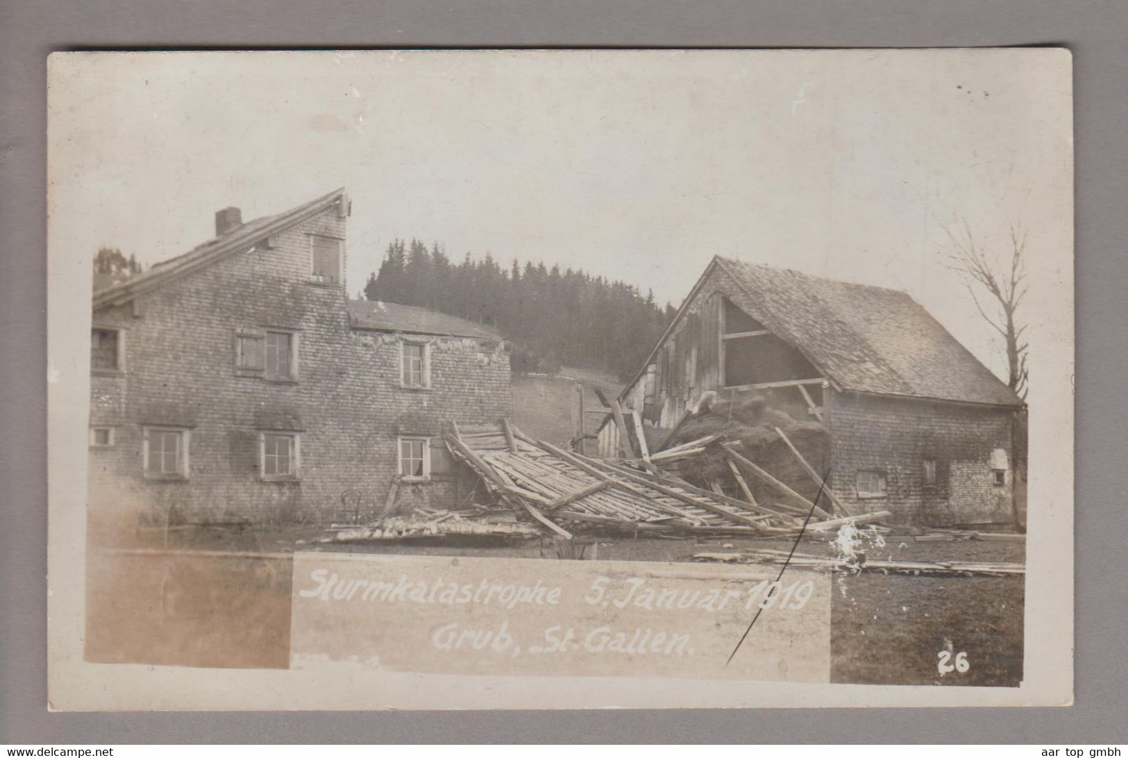 CH SG Eggersriet 1919-01-05 Sturmkatastrophe Bild 26 Ungebraucht - Eggersriet