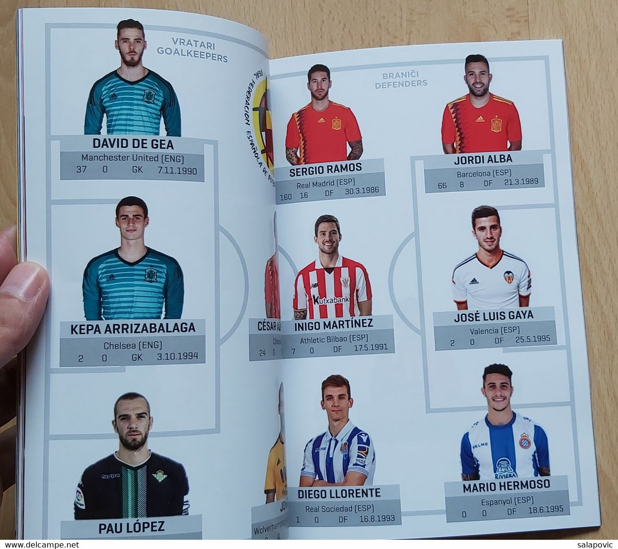 Croatia vs Spain, UEFA NATIONS LEAGUE 15.11.2018 FOOTBALL MATCH PROGRAM