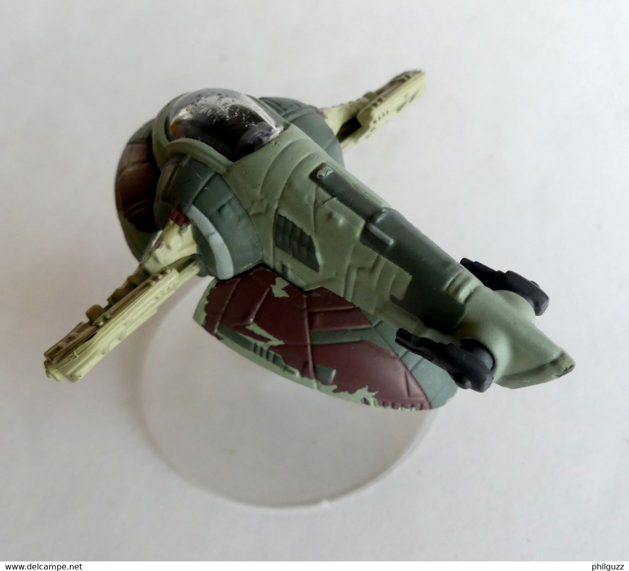 Figurine MICROMACHINES STAR WARS ACTION FLEET TITANIUM ALPHA SERIES  ALPHA SERIES JANGO FETT SLAVE 1 2004  EN METAL - Autres & Non Classés