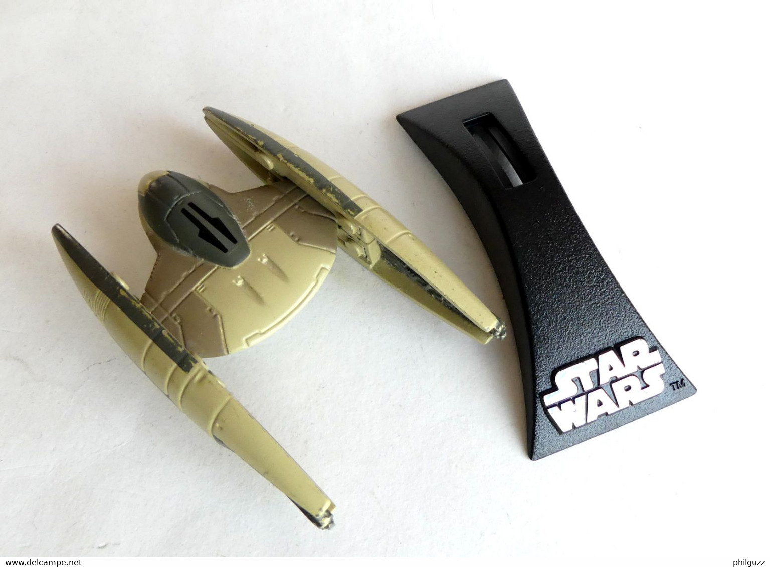 Figurine MICROMACHINES STAR WARS ACTION FLEET TITANIUM ALPHA SERIES VULTURE DROID 1998  EN METAL - Otros & Sin Clasificación