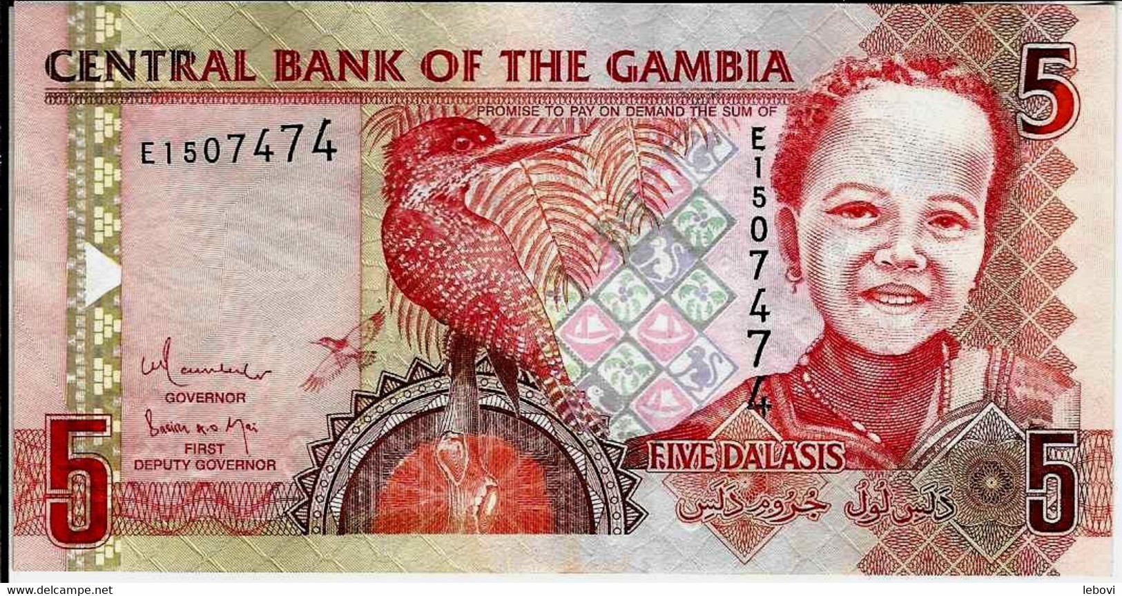 GAMBIE – 5 Dalasis - Gambia