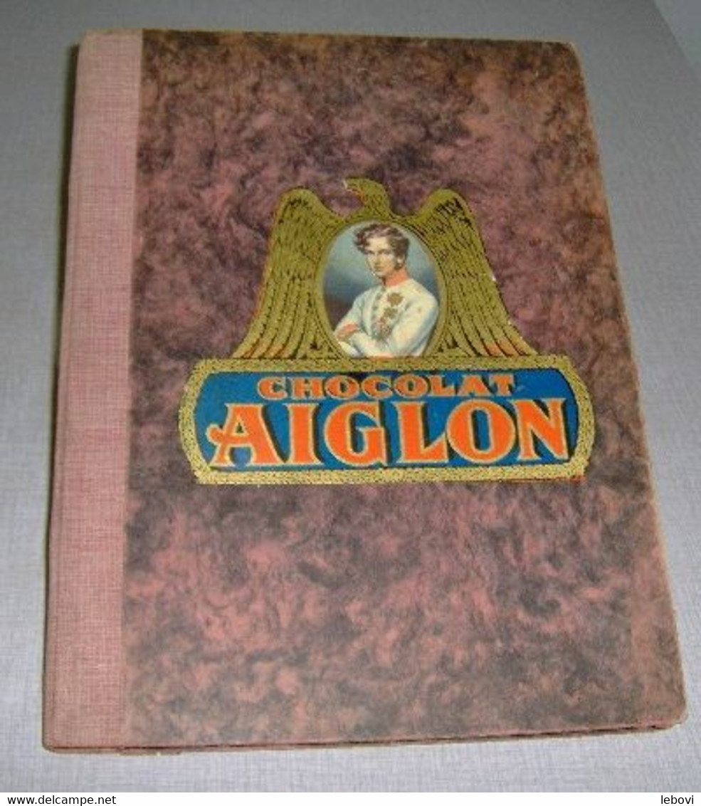 - (chocolat) AIGLON – Album Dit « DES RECORDS» – Version  480 Chromos - Ancienne édition  - Complet - Aiglon