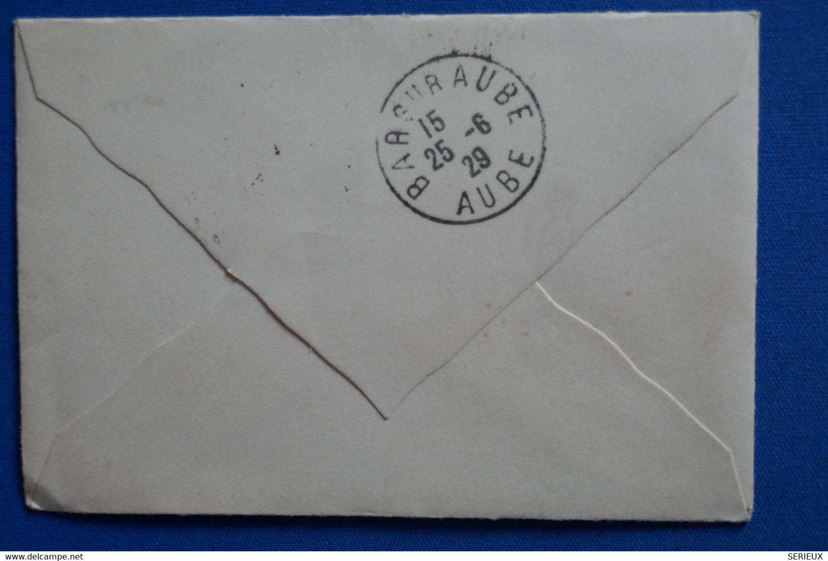 X6  MAROC BELLE  LETTRE FM 1929  MAZAGAN  POUR  BAR S AUBE + ++AFFRANCH.  PLAISANT - Covers & Documents