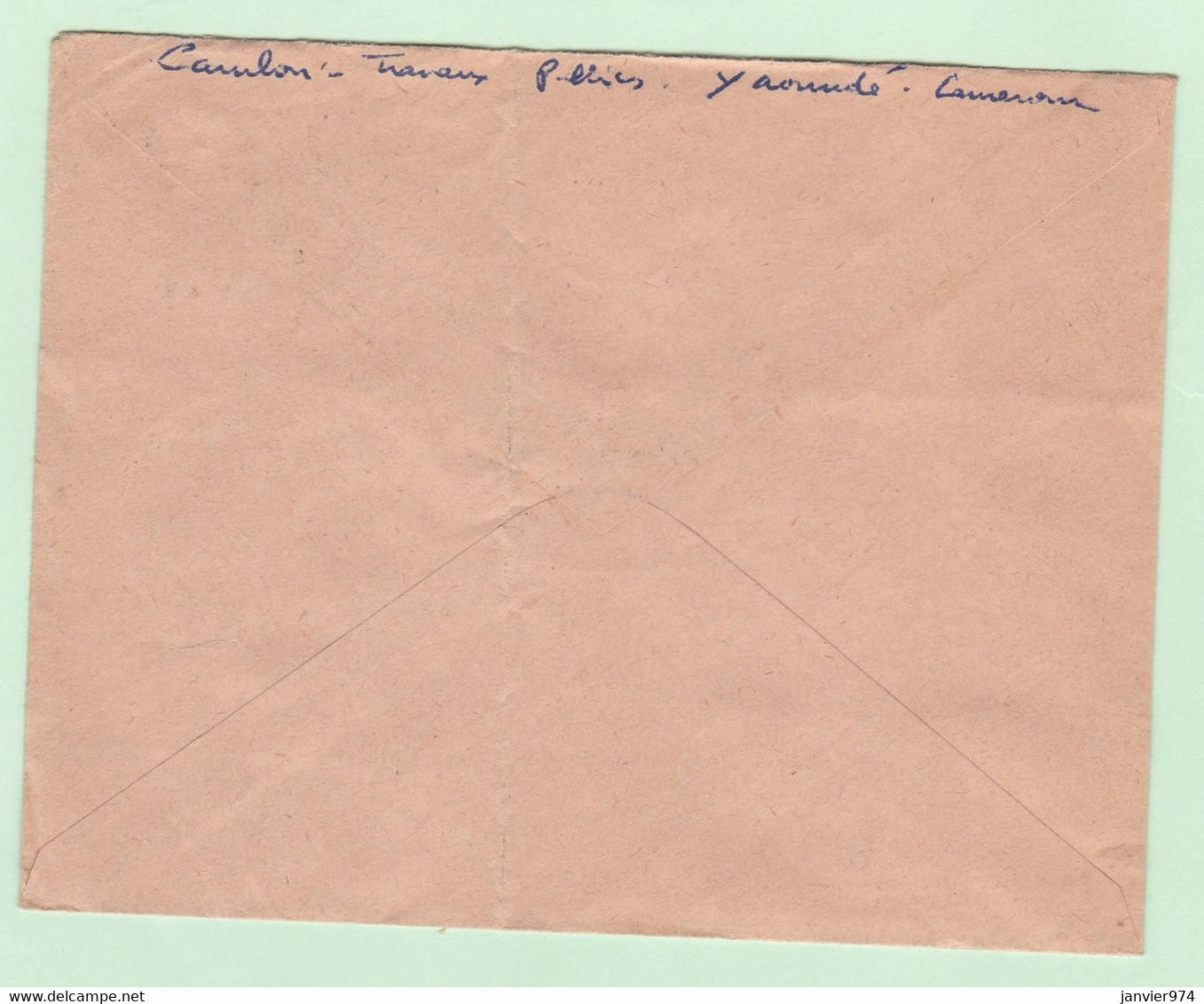 Lettre 1951 Cameroun Yaoundé Pour Mérignac Gironde, 8 Timbres - Briefe U. Dokumente