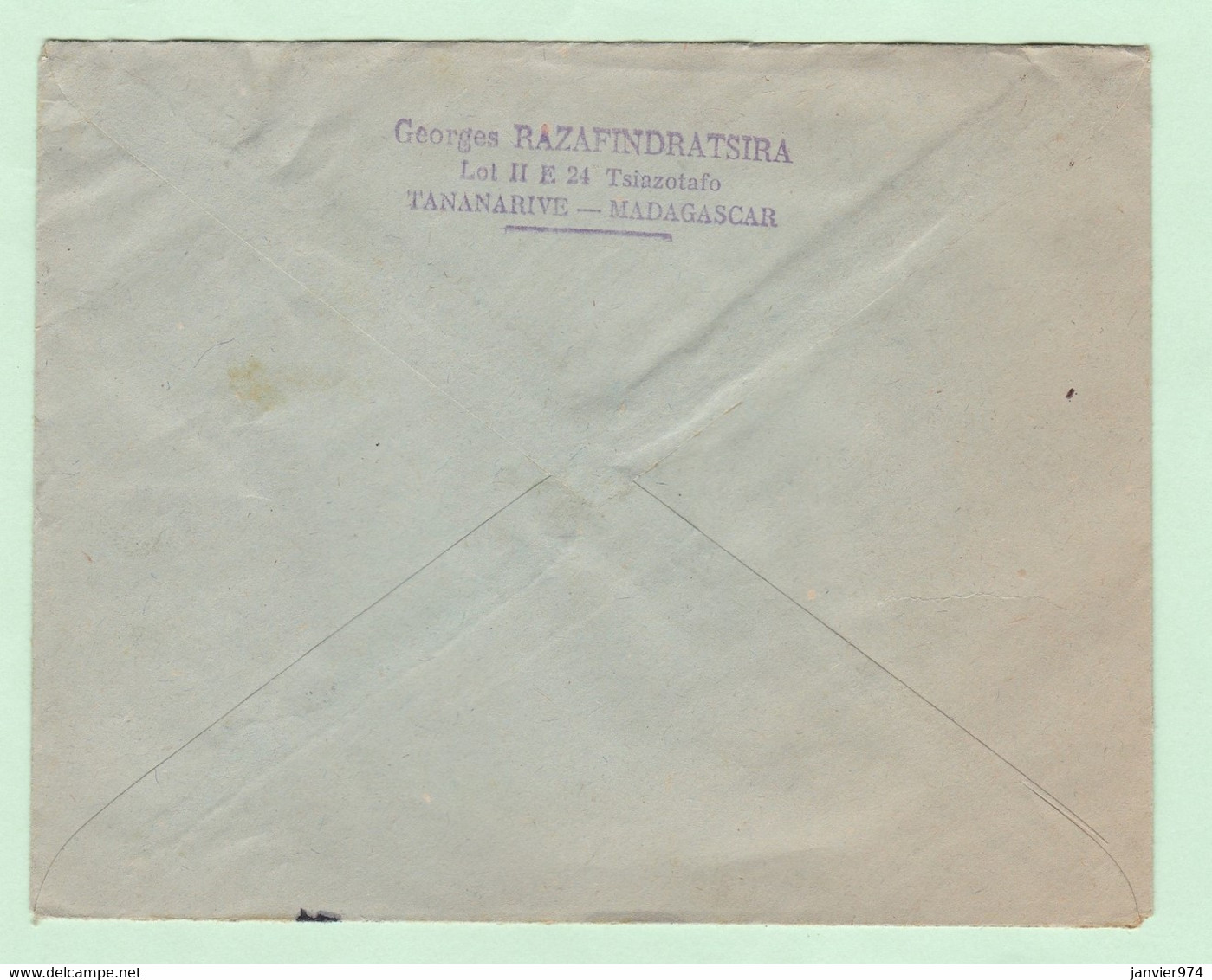 Lettre 1958 Madagascar Tananarive Pour Mérignac Gironde, 3 Timbres – France Libre - Poste Aérienne - Storia Postale