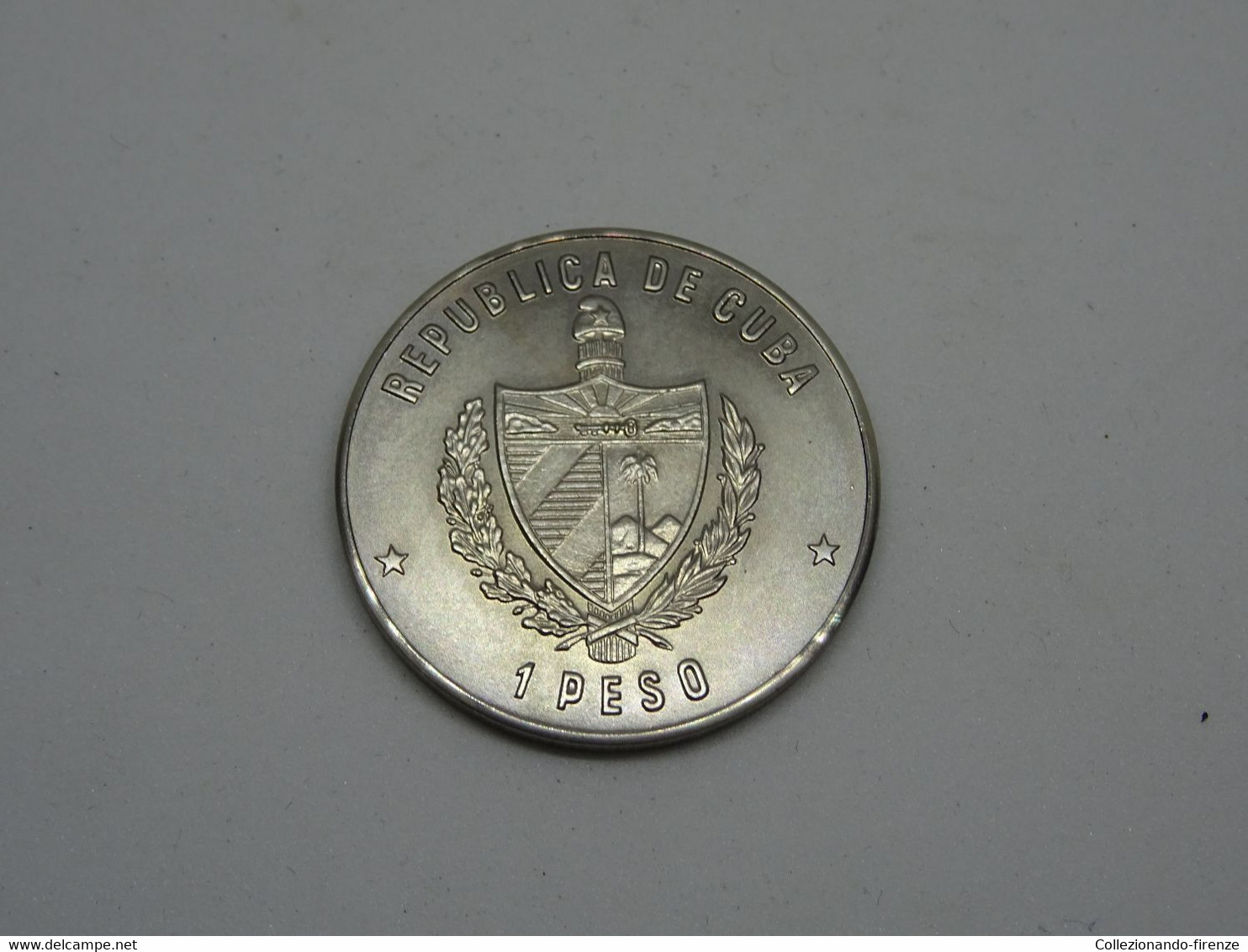 Moneta Coin Republica De Cuba 1 Peso 1982 Alimentos Para Todos - SPL - Cuba