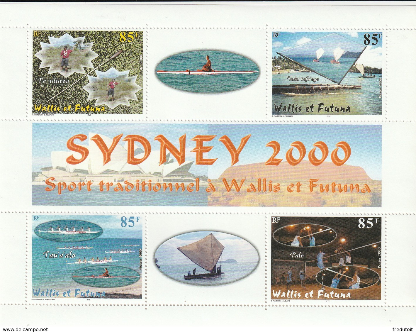 WALLIS Et FUTUNA - BLOC N° 9 ** (2000) J.O De Sidney - Hojas Y Bloques