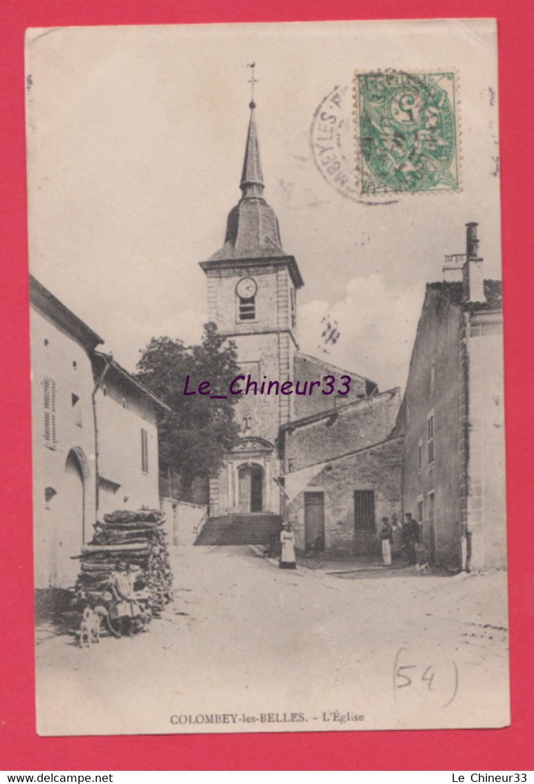 54 - COLOMBEY LES BELLES----L'Eglise----animé - Colombey Les Belles