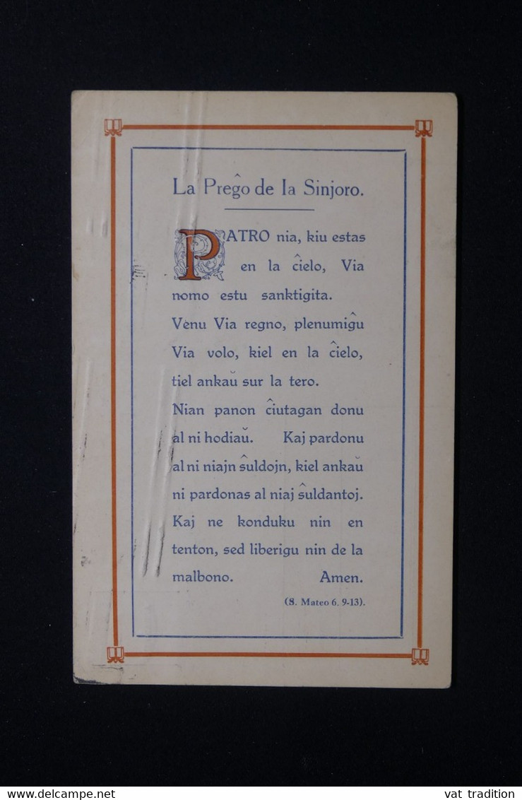 AUSTRALIE - Carte Espéranto Pour La France En 1950 - L 101632 - Esperanto