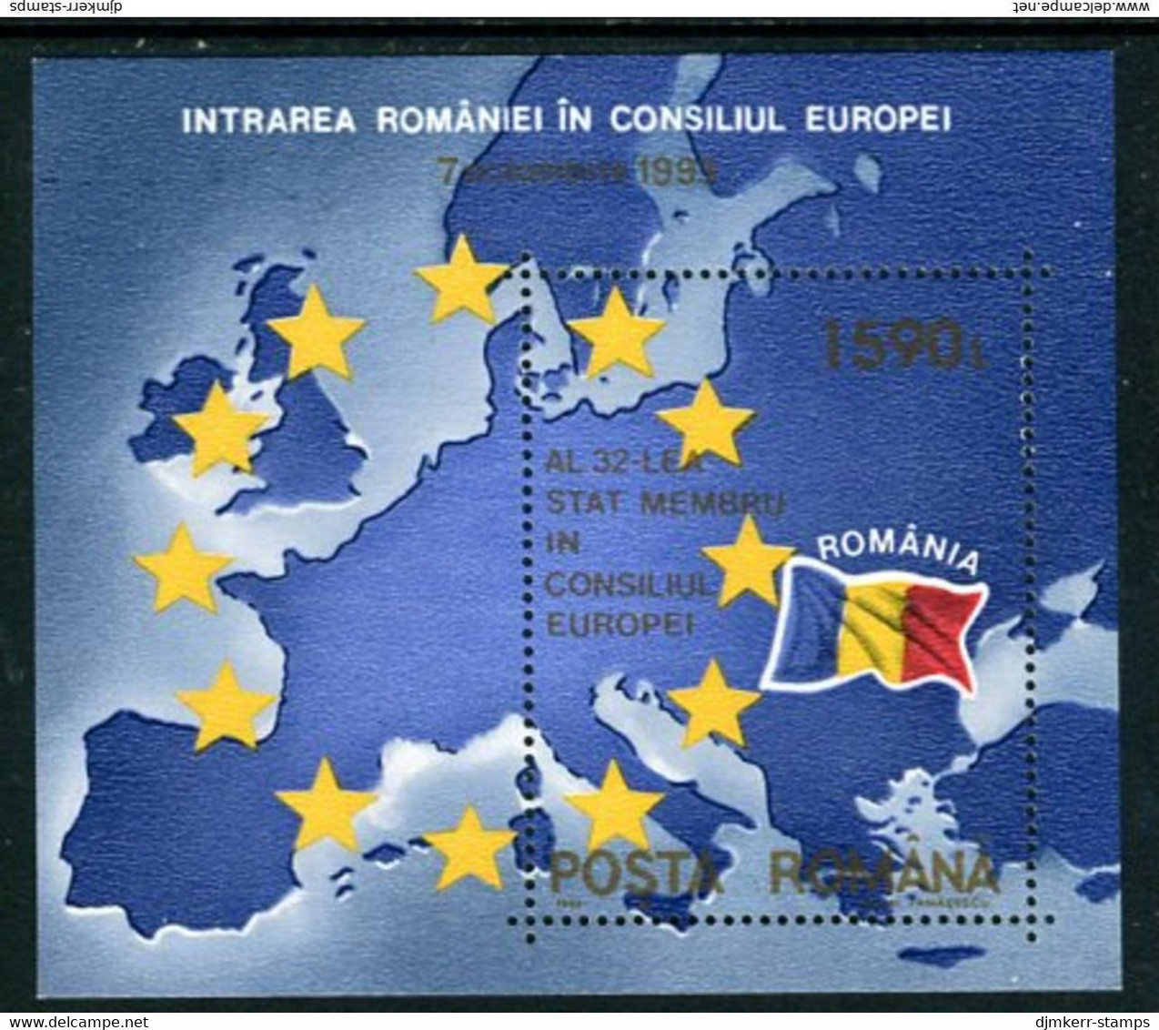 ROMANIA 1993 Council Of Europe Block MNH / **.  Michel Block 285 - Ongebruikt