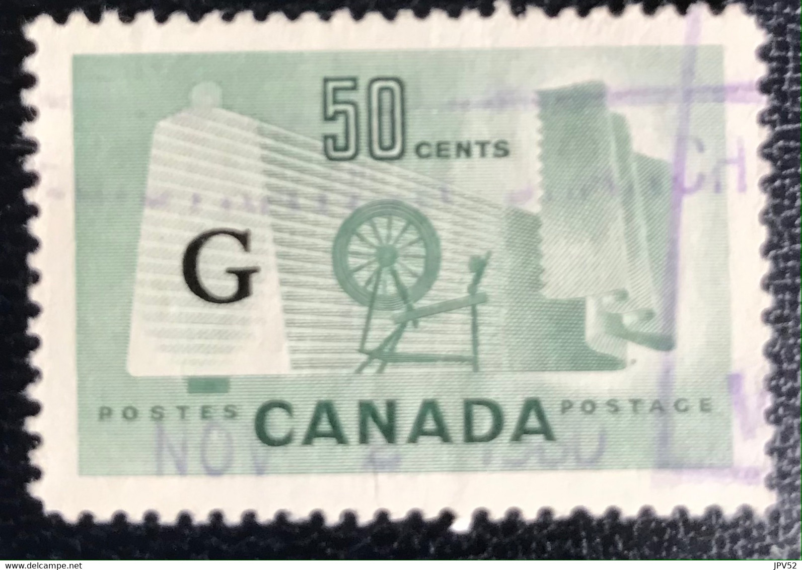 Canada - P5/46 - (°)used - 1953 - Michel 33 - Textielindustrie - Sovraccarichi