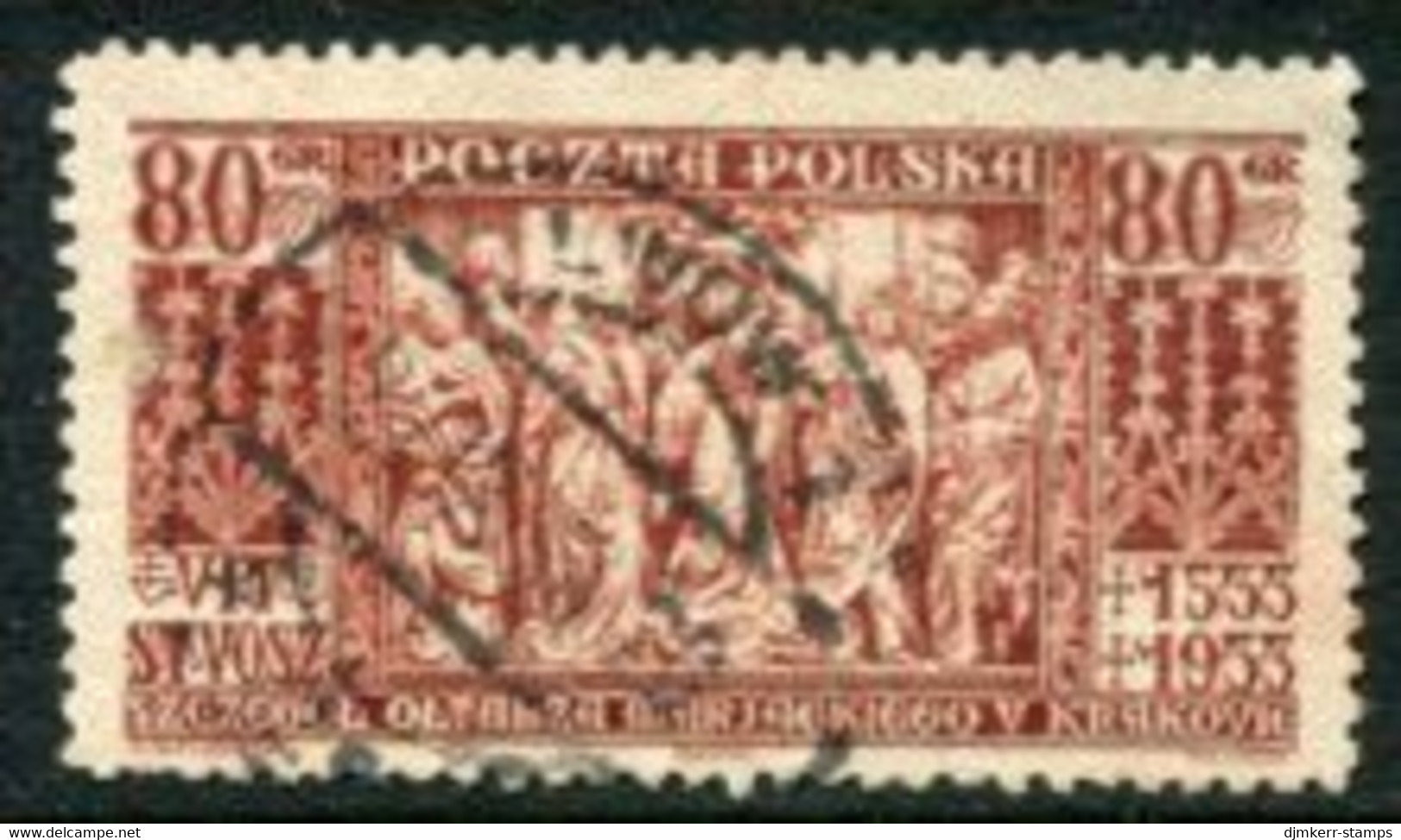 POLAND 1933 Veit Stoss Quatercentenary Used....  Michel 282 - Usati
