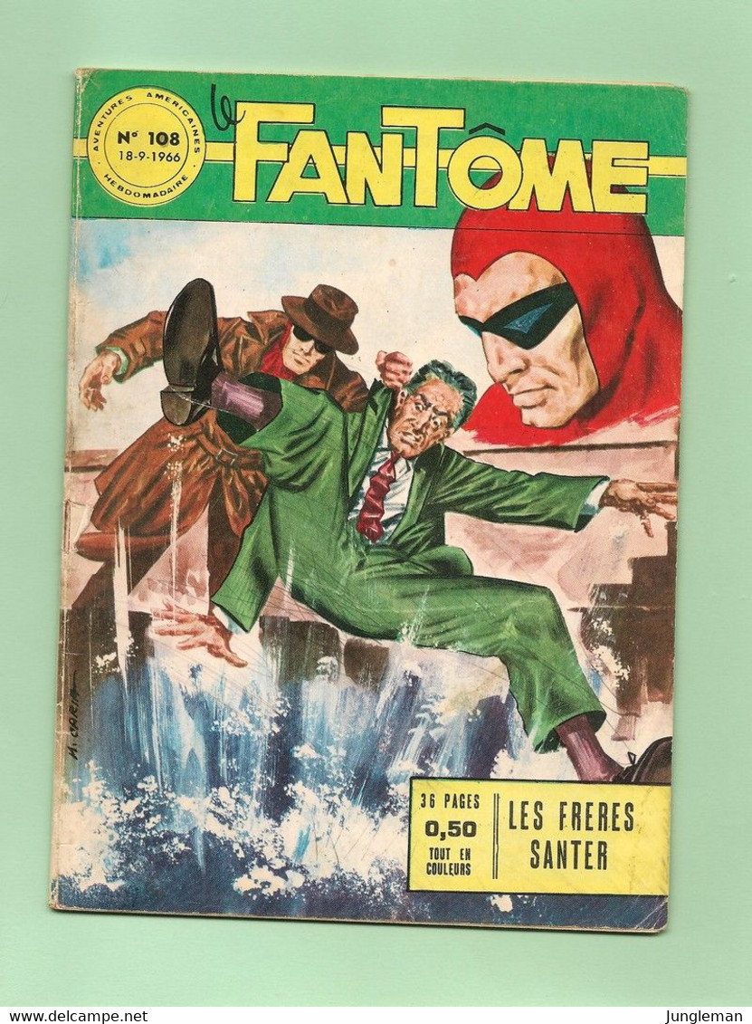 Le Fantôme N° 108 - Hebdomadaire De Septembre 1966 - Editions Des Remparts - BE - Phantom