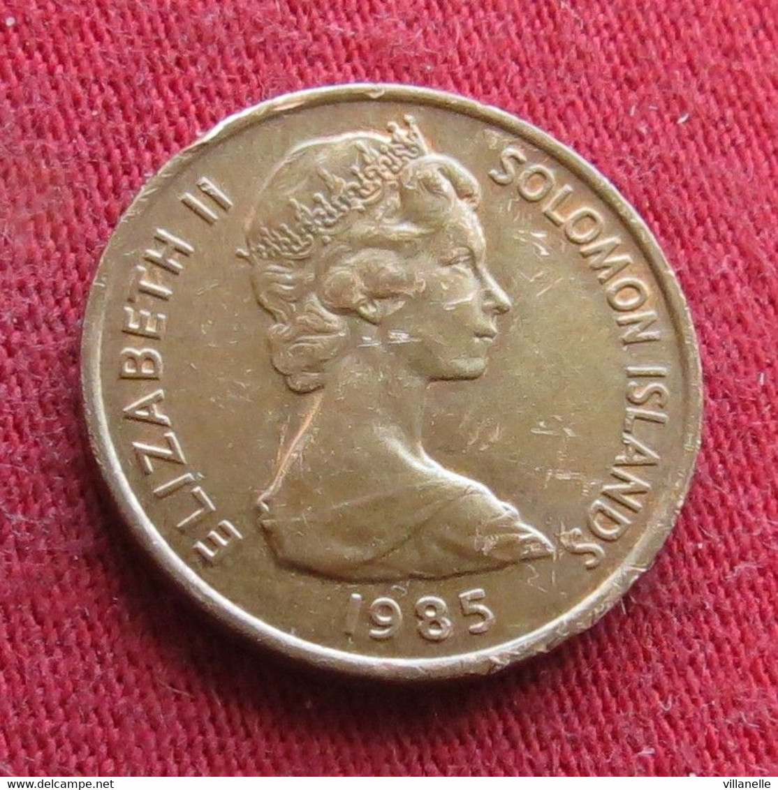 Solomon Islands 1 Cent 1985 KM# 1a RARE Lt 1491 *V1T Salomon Salomão Salomonen - Salomonen