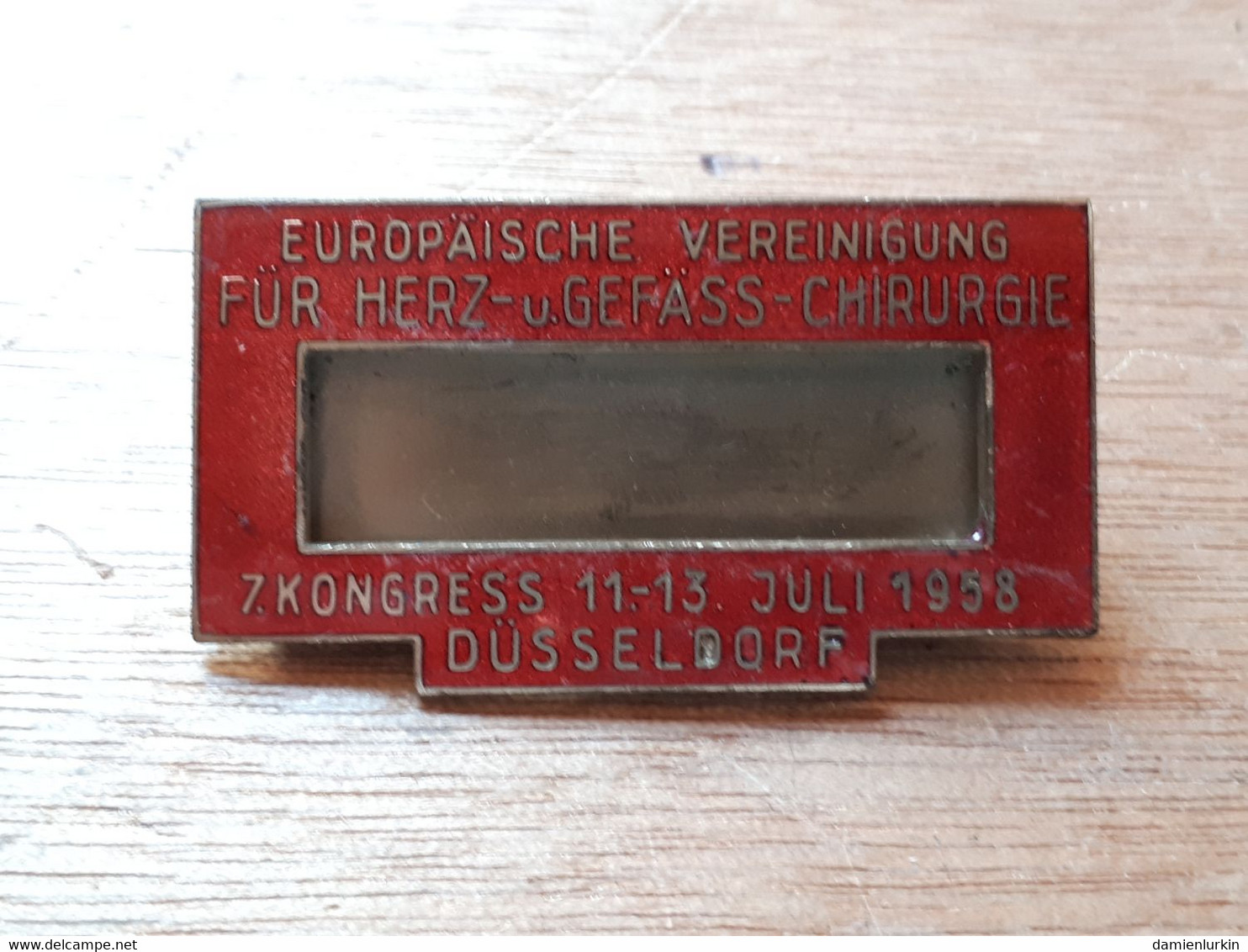 ALLEMAGNE DUSSELDORF BROCHE MEDECIN 1958 - Medicina