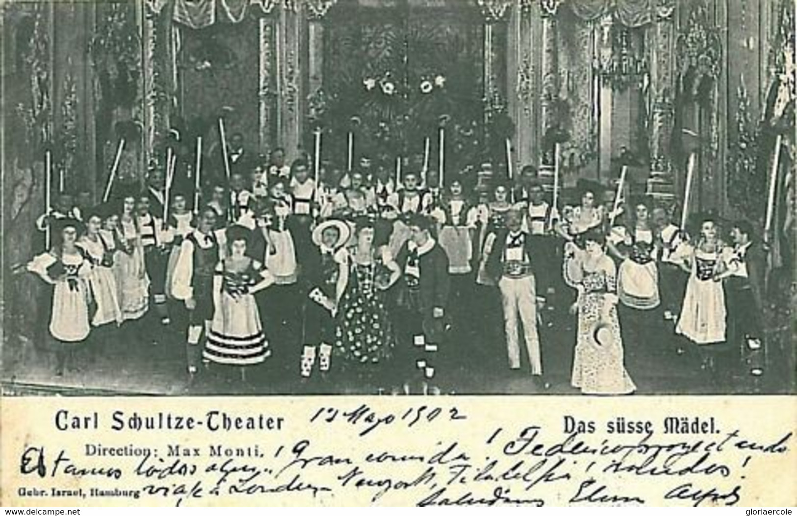 11587 -  Ansichtskarten  VINTAGE POSTCARD -  Deutschland -  HAMBURG - THEATRE 1902 - Zerbst