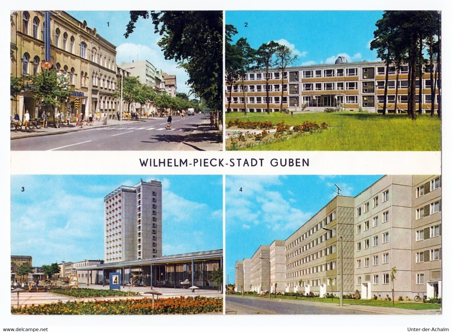 Guben - Die Wilheln Pieck Stadt - 4 Ansichten - Guben