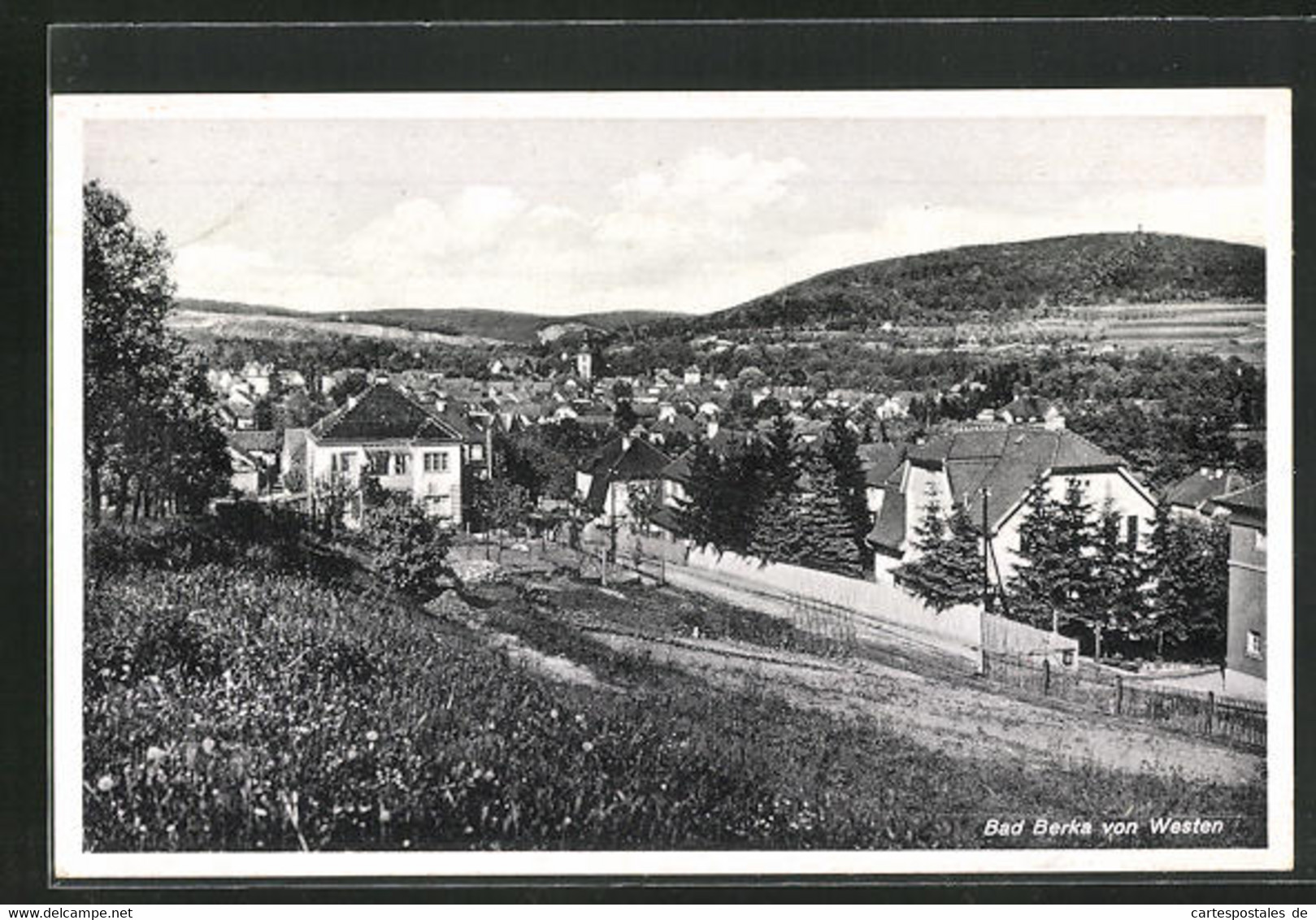 AK Bad Berka, Ortsansicht Von Westen - Bad Berka