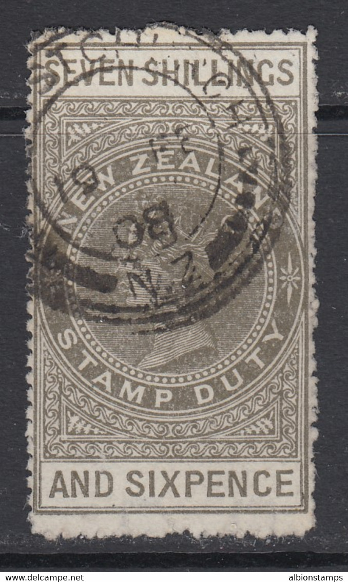 New Zealand, Scott AR39 (SG F84), Used, Perf 14 - Fiscaux-postaux