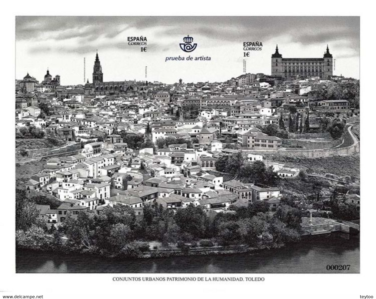 [P117] España 2014. Prueba De Artista. Patrimonio De La Humanidad. Toledo - Ensayos & Reimpresiones