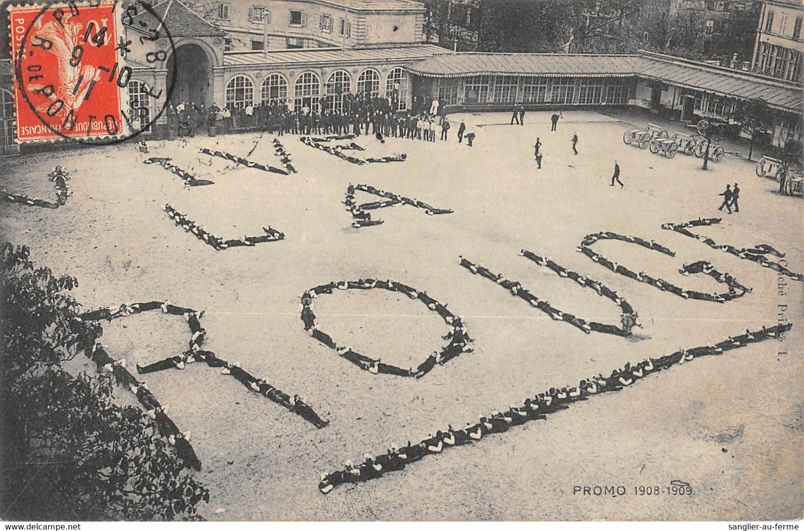 CPA 75 PARIS Ve ECOLE POLYTECHNIQUE PROMO 1908 1909 - Arrondissement: 05