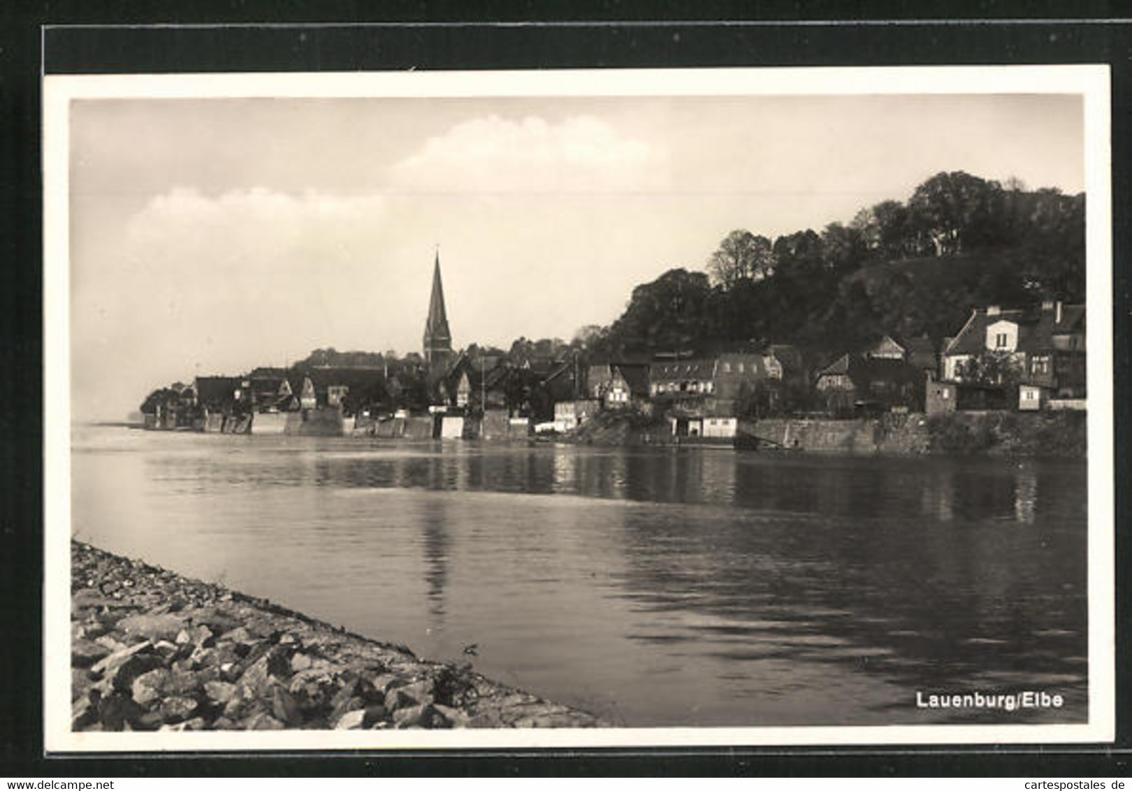 AK Lauenburg /Elbe, Partie An Der Elbe - Lauenburg