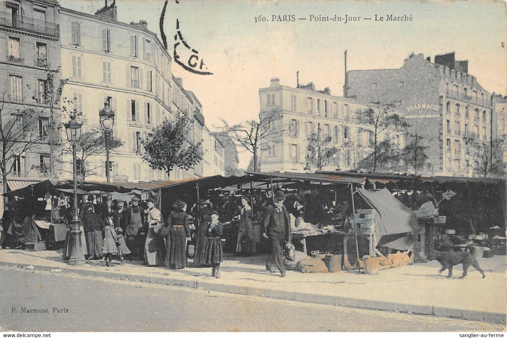CPA 75 PARIS XVIe POINT DU JOUR LE MARCHE - Arrondissement: 16