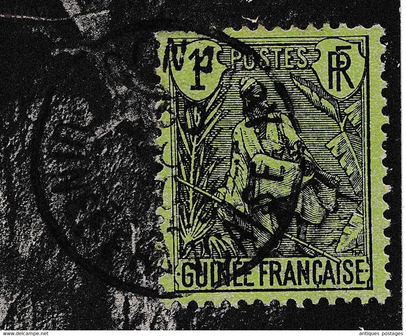 Carte Postale Guinée Française Afrique Equatoriale Française Rivière Bafing Doumé - Cartas & Documentos