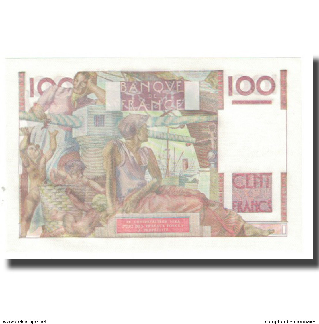 France, 100 Francs, Jeune Paysan, 1954, D AMBRIERES, GARGAM, 1954-01-07, NEUF - 100 F 1945-1954 ''Jeune Paysan''