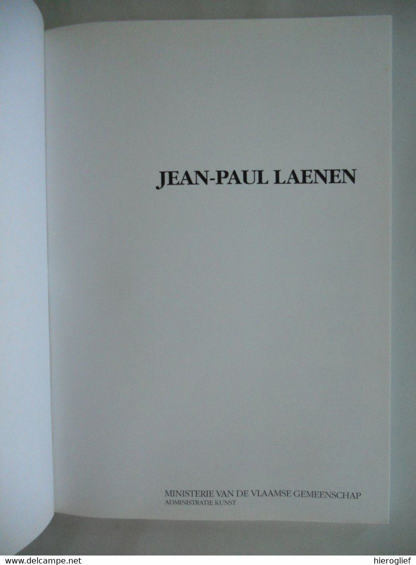 JEAN-PAUL LAENEN Monografie Belgisch Beeldhouwer Mechelen RHoK INSTITUUT BEELDENDE KUNST BRUSSEL - Histoire