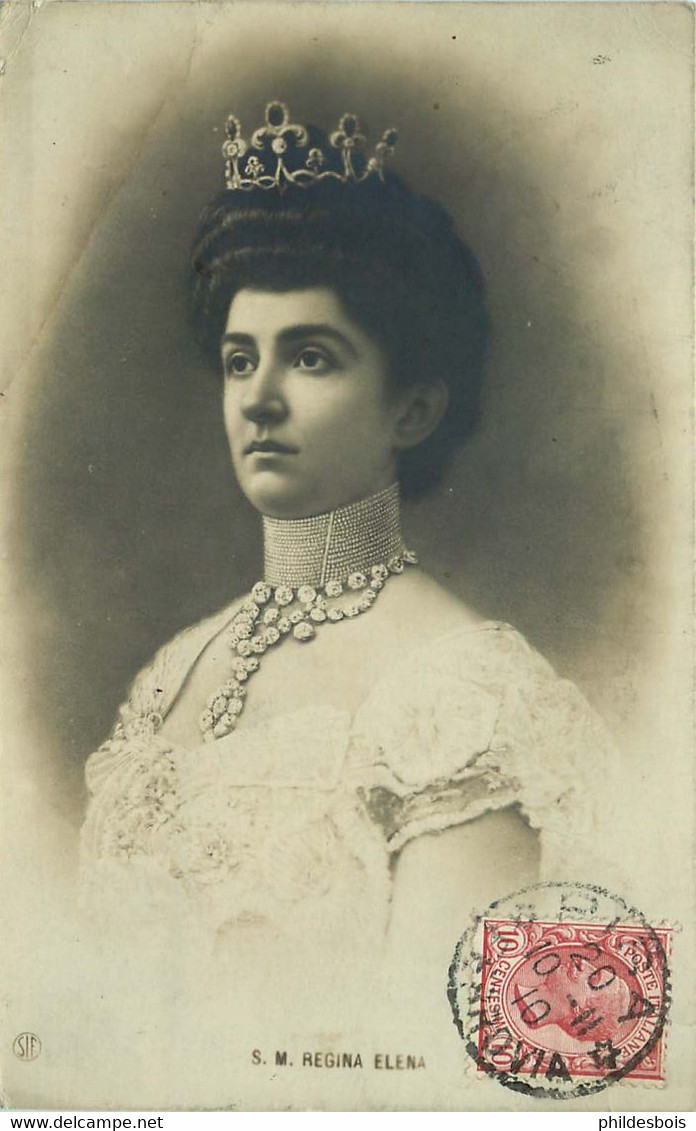 ITALIE  S.M Régina ELENA  (famille Royale Italie ) - Personaggi