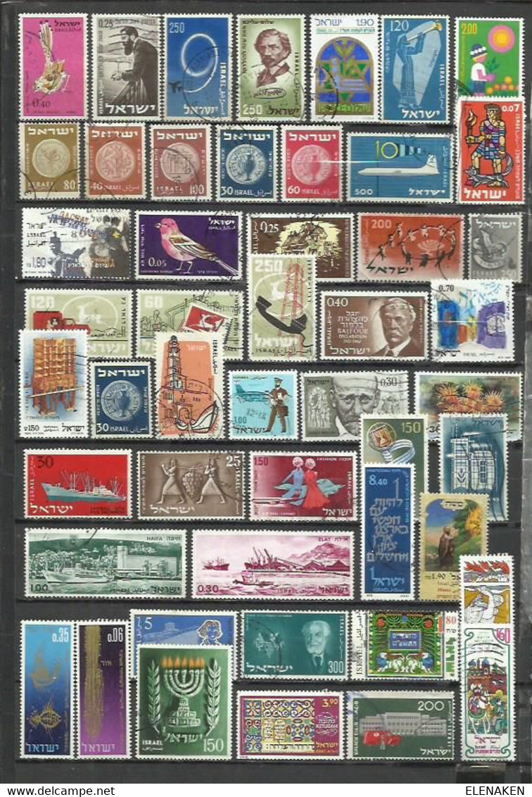 R118A-LOTE SELLOS ESTADO ISRAEL SIN REPETIDOS,SIN TASAR,INTERESANTES,ESCASOS,FOTO REAL. - Collections, Lots & Séries