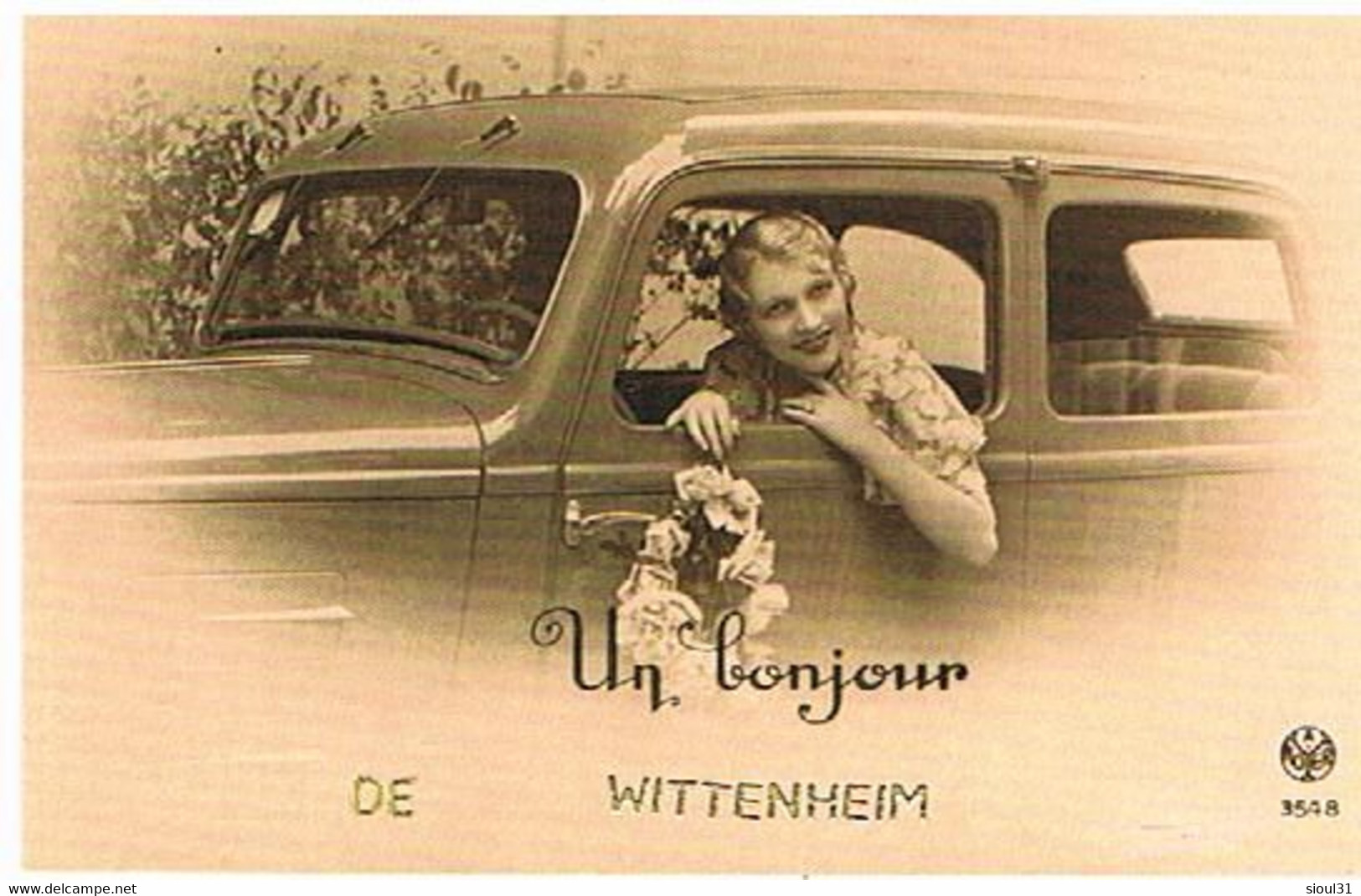 68  UN BONJOUR  DE  WITTENHEIM    CPM  TBE   389 - Wittenheim