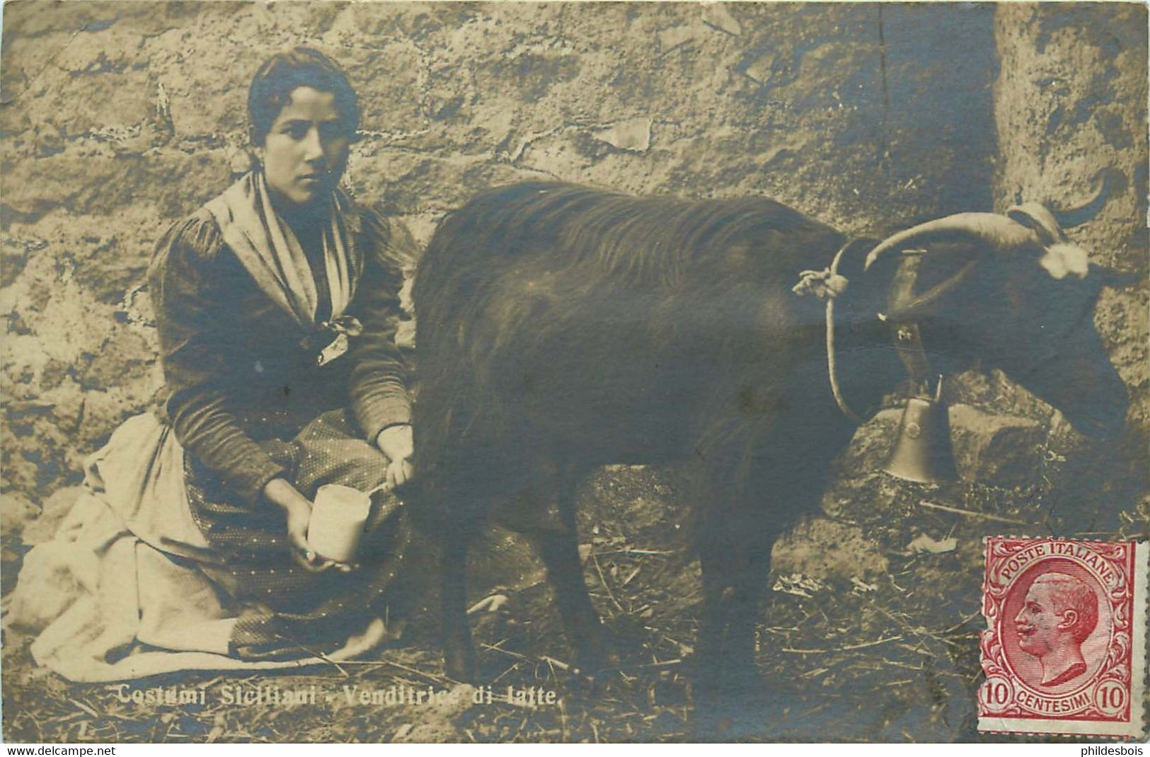 ITALIE  Costumi Siciliani ( Carte Photo) Ed Riser P.grassi - Other & Unclassified