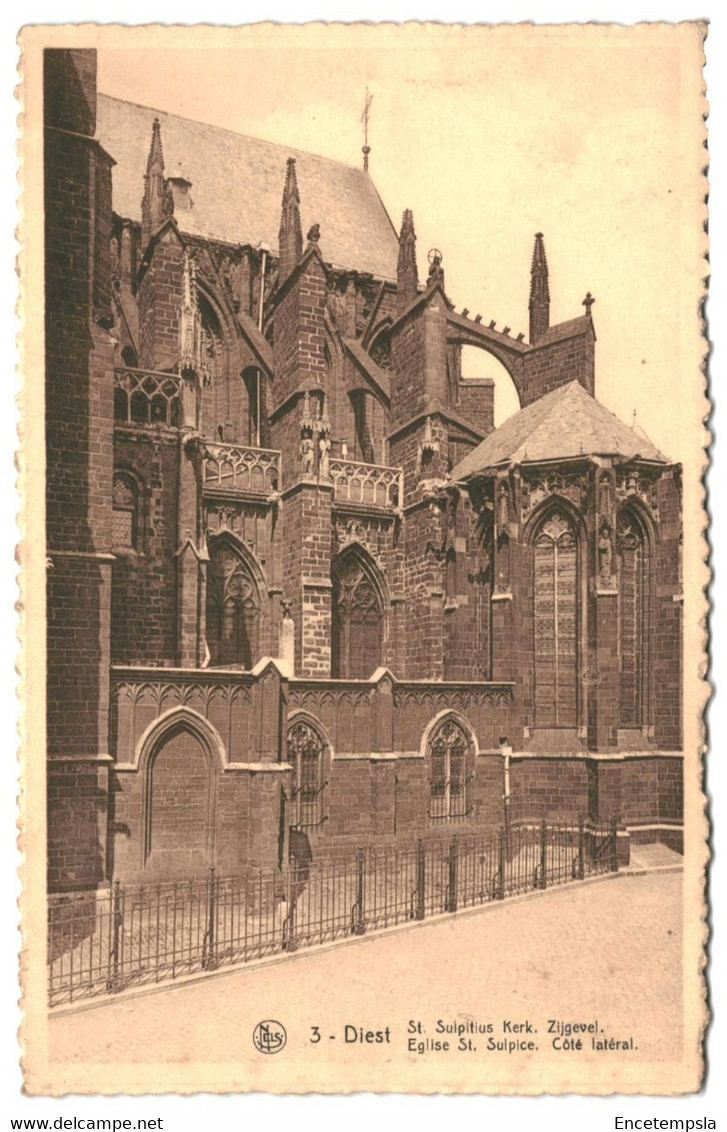 CPA-Carte Postale Belgique-Diest Eglise Saint Sulpice Côté Latéral   VM34641 - Diest
