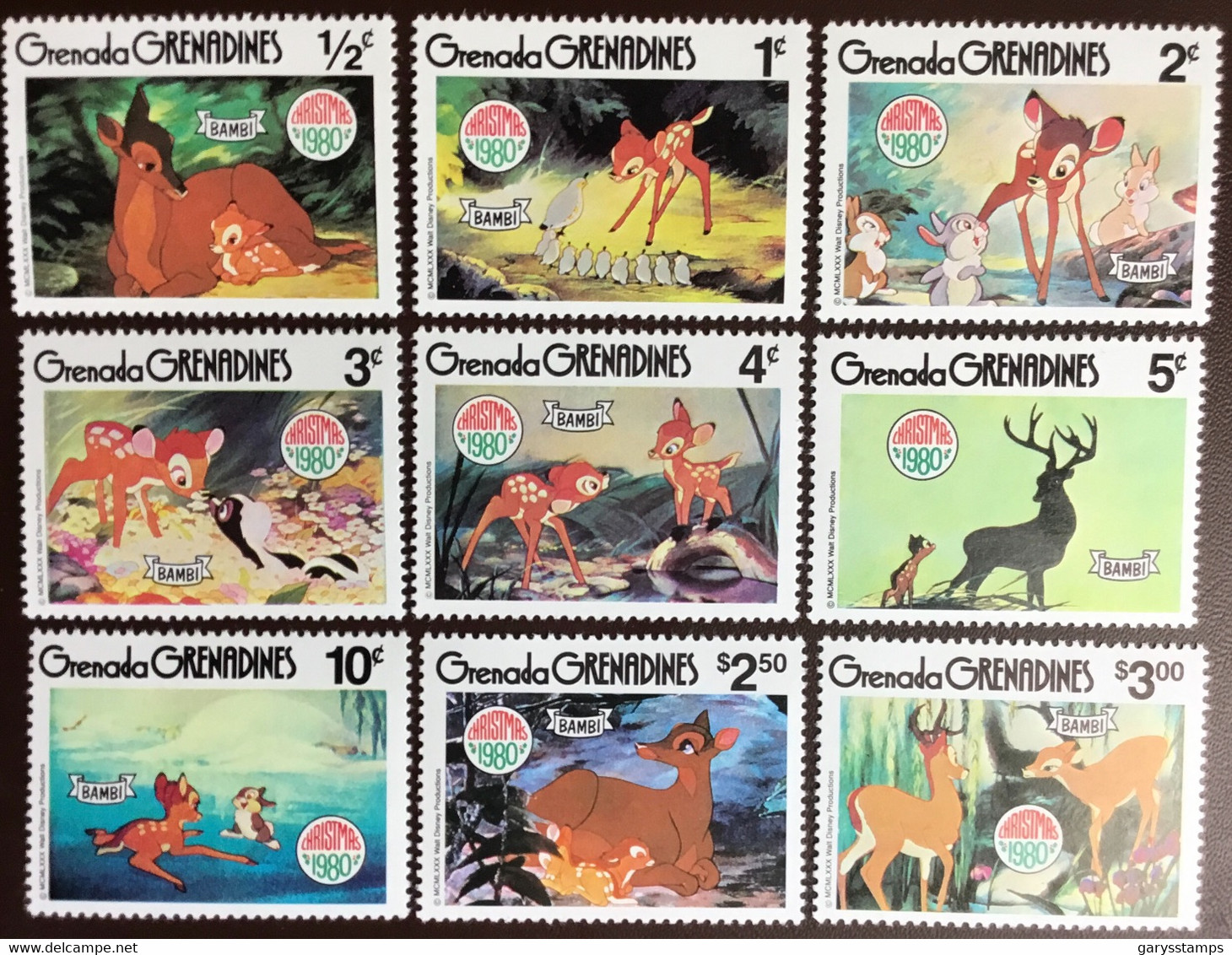 Grenada Grenadines 1980 Christmas Disney MNH - Grenada (1974-...)