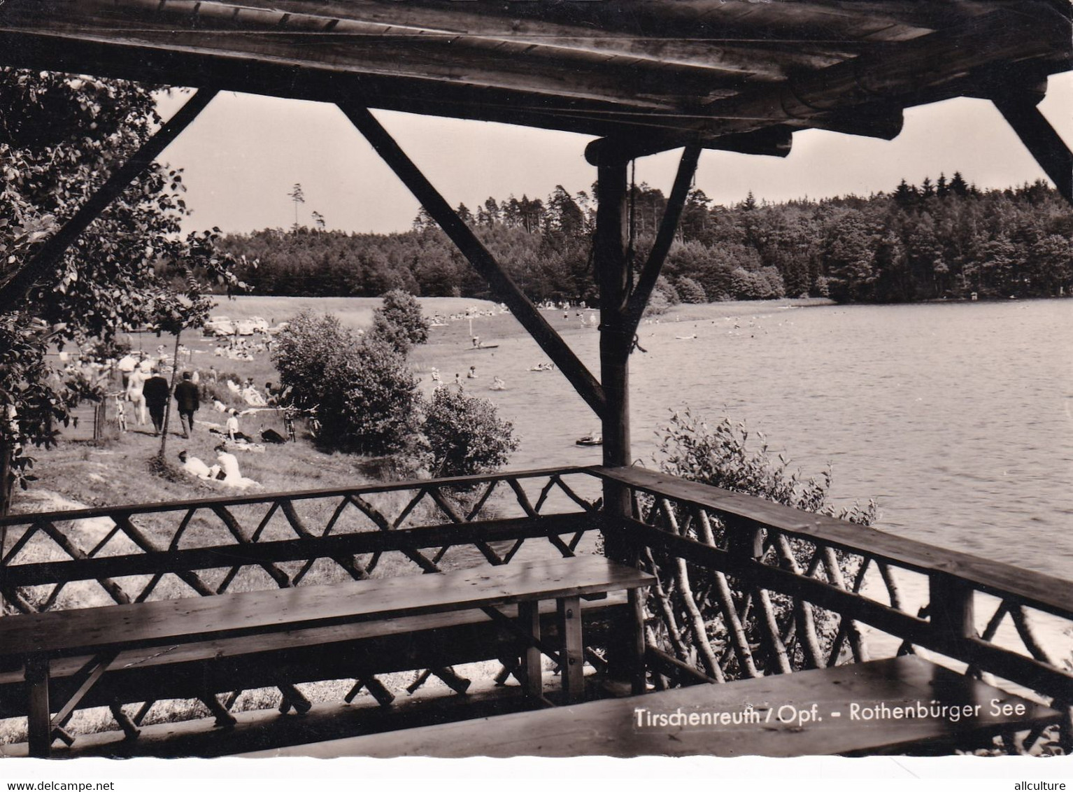 A11510- ROTHENBURGER LAKE, TIRSCHENREUTH BAYERN GERMANY DEUTSCHLAND POSTCARD - Tirschenreuth