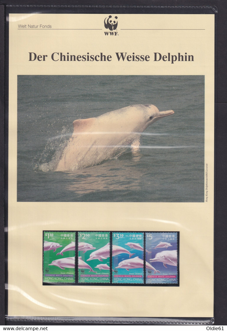 1999  Hongkong  WWF  "Der Chinesische Weisse Delphin" Komplettes Kapitel - Lots & Serien