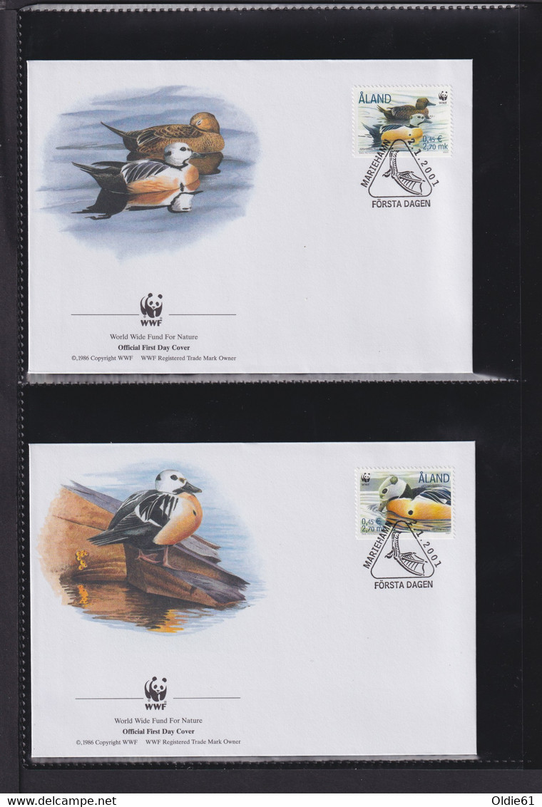 2001  Aaland WWF  "Die Scheckente" Komplettes Kapitel - Collections, Lots & Series