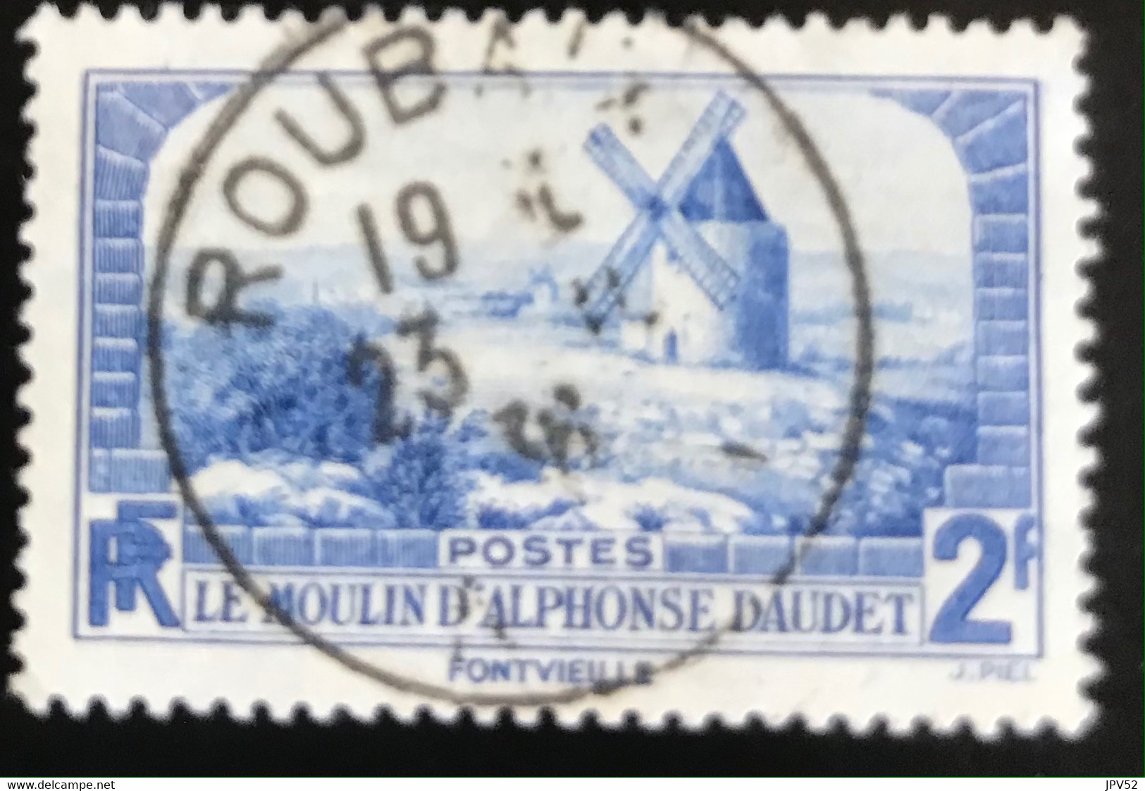 France - République Française -  P5/47 - (°)used - 1936 - Michel 315 - Lettres De Mon Moulin - Usados